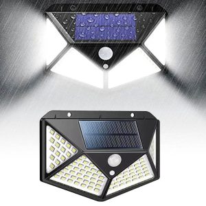 four direction outdoor solar wall lamp (large)