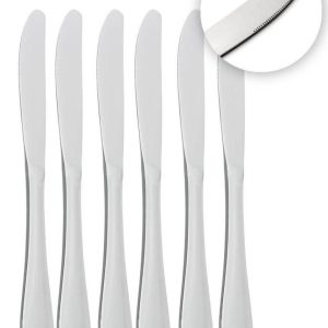 Stainless Steel Butter Knife Set (6 pcs)