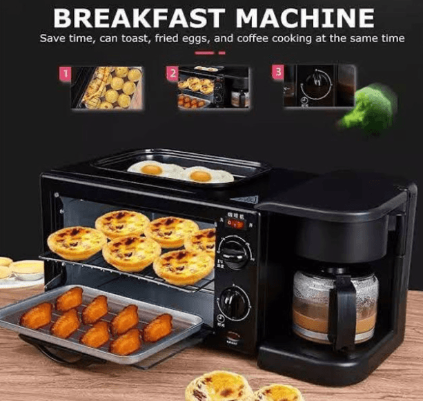 3in1 electric breakfast maker