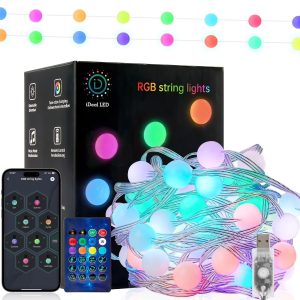 smart rgb string lights (app and remote control)