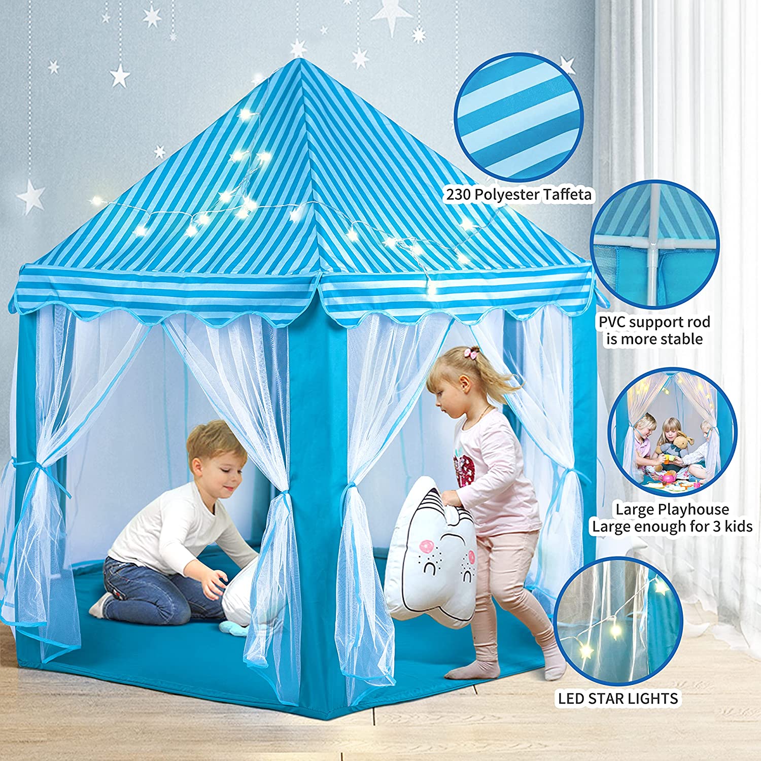 castle tent for girls and boys