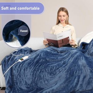 heated blanket with auto shut off (130x160cm)