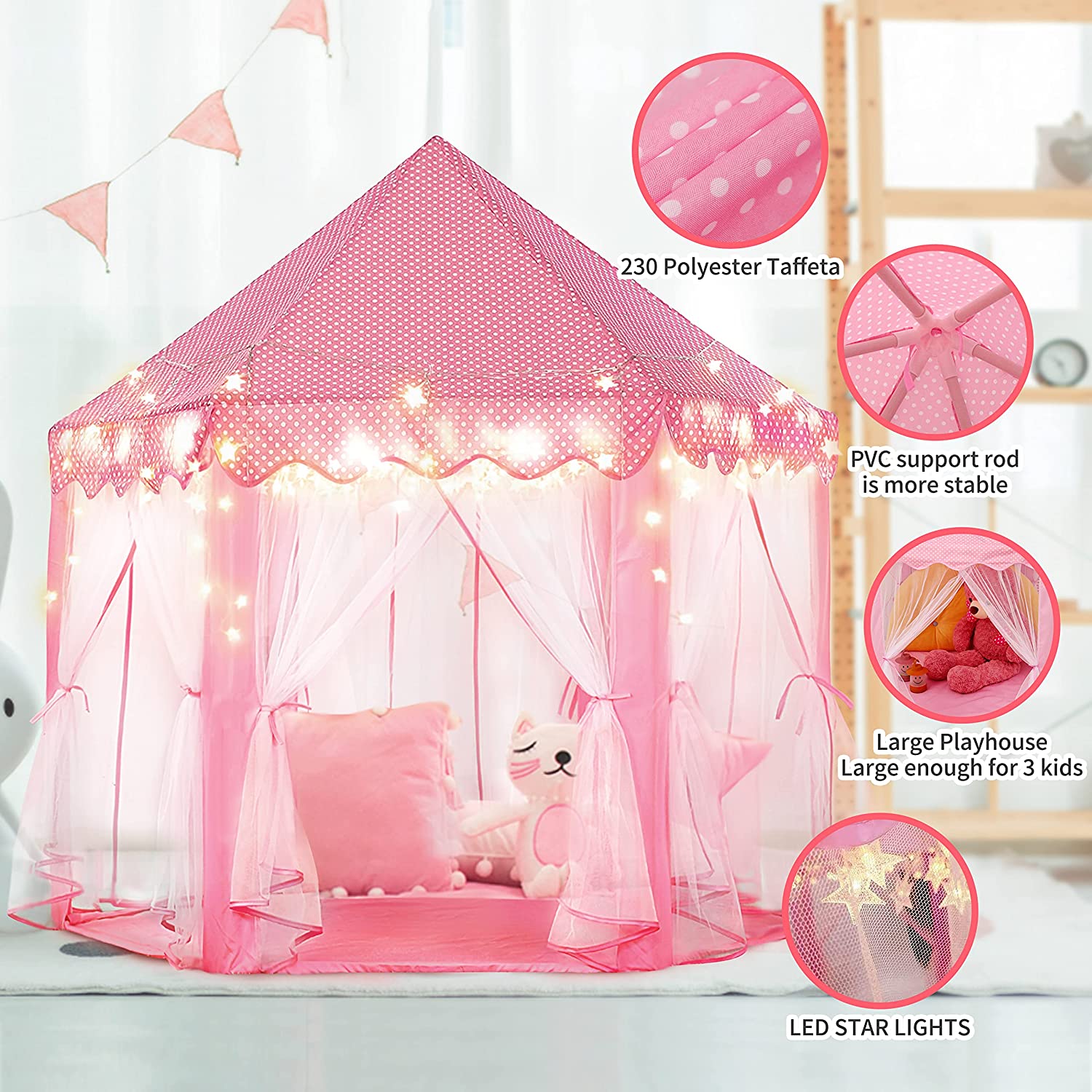 castle tent for girls and boys