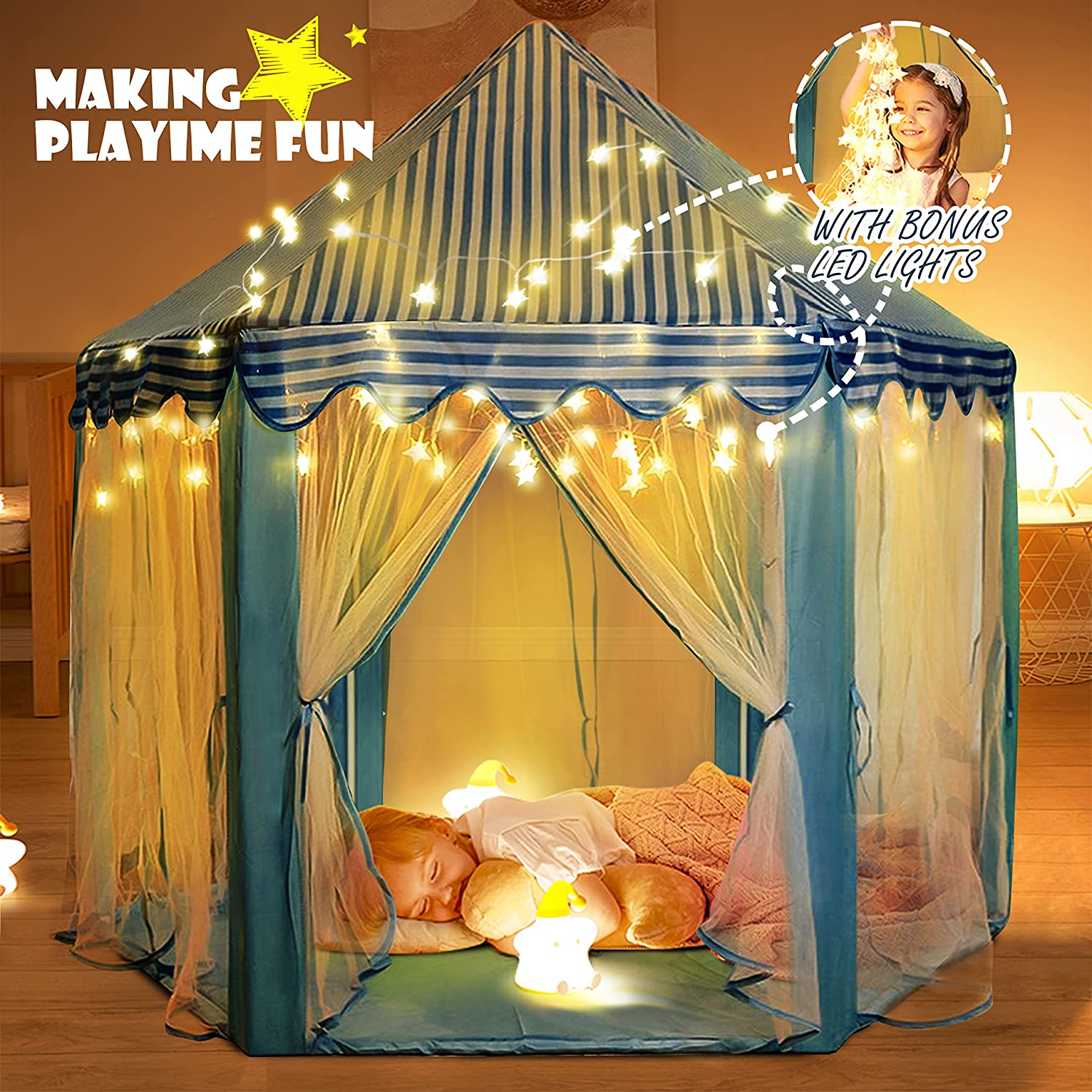 castle tent for girls and boys