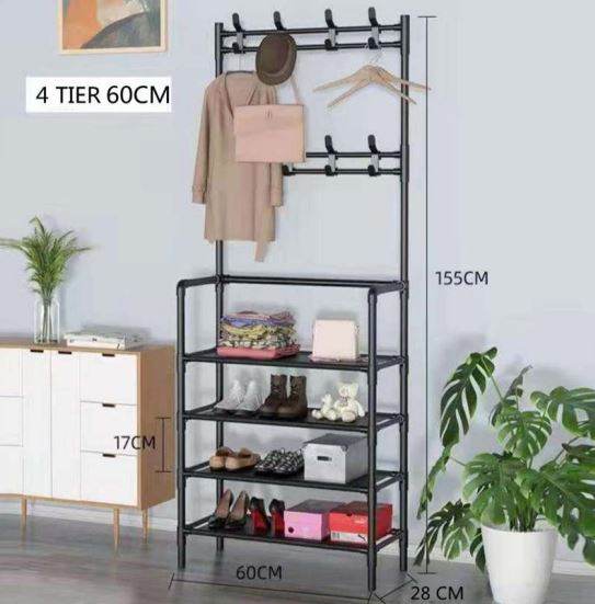 shoe and clothes rack (4 tier) shoe and clothes rack (4 tier)