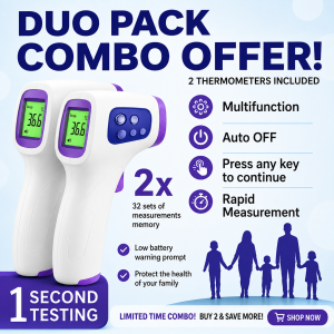infrared thermometer duo pack