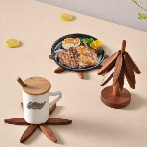 wooden heat resistant trivet (each)