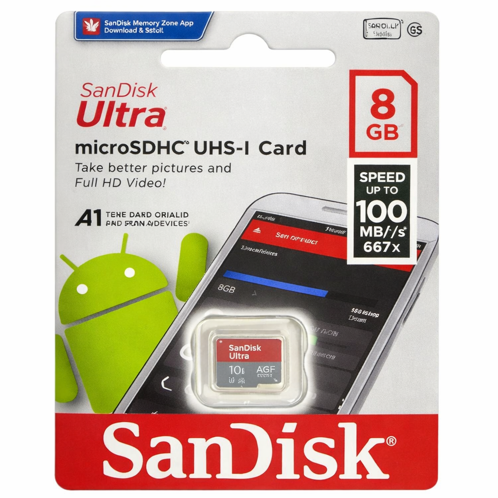 sandisk ultra 8 gb microsd card (8gb) sandisk ultra 8 gb microsd card (8gb)