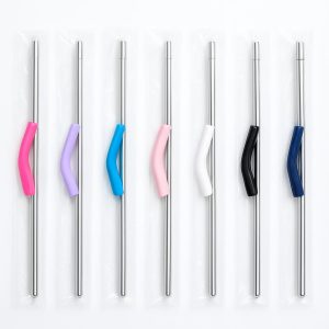 eco friendly stainless steel straw (each)