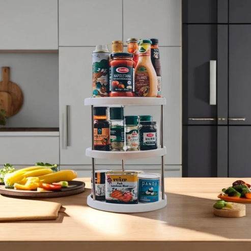 360° rotating spice organiser (3 tier)