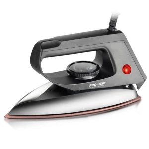 electric mini dry iron with non stick sole plate