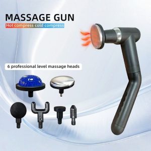 massage gun with hot & cold compress