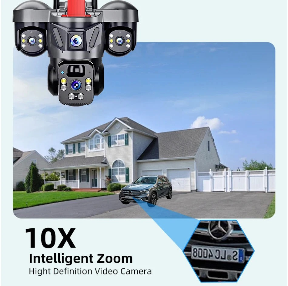 triple lens camera 4g solar security ptz camera triple lens camera 4g solar security ptz camera