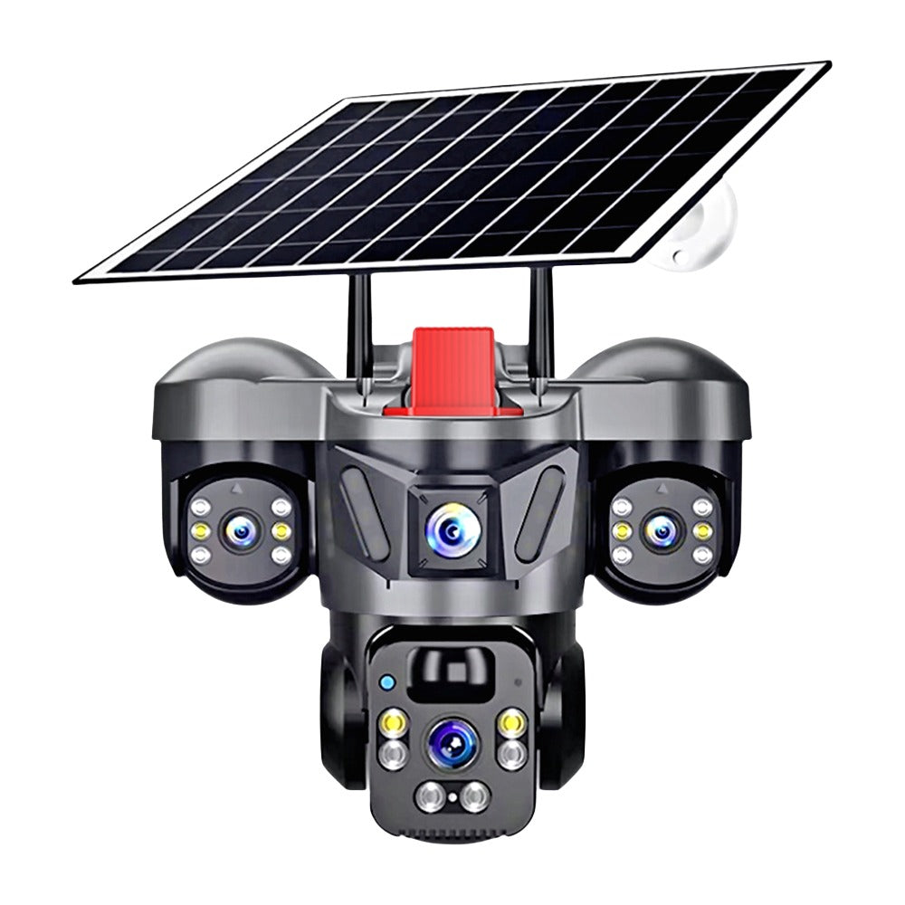 triple lens camera 4g solar security ptz camera triple lens camera 4g solar security ptz camera