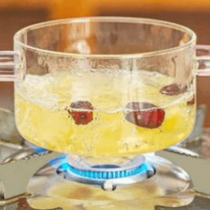 clear heat resistant glass simmer pot (1.8l)