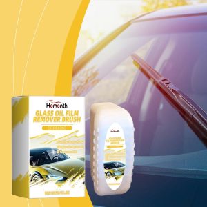 glass oil film remover brush