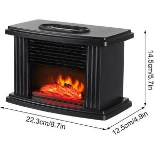 portable electric flame heater