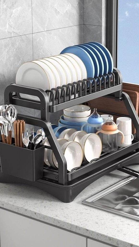 dish rack (two tier) dish rack (two tier)