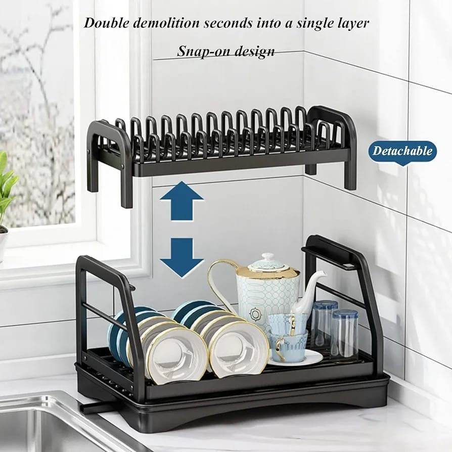dish rack (two tier) dish rack (two tier)