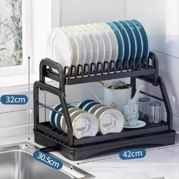 dish rack (two tier) dish rack (two tier)