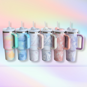 pastel pop vacuum insulated tumbler with lid (1200ml)