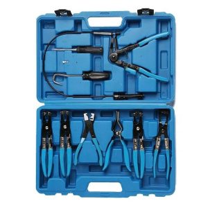wire long reach hose clamp pliers set 9 piece
