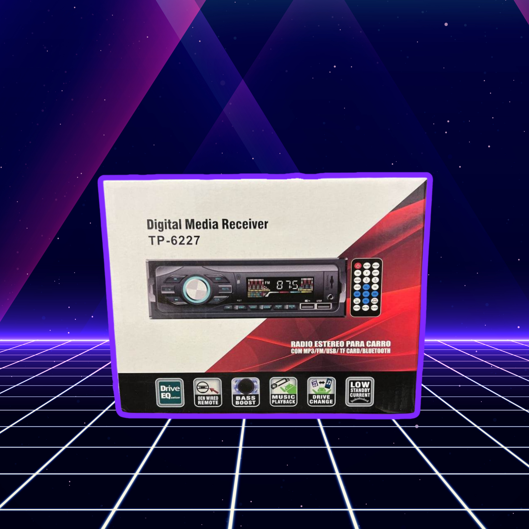 digital media receiver mp3/fm/usb bluetooth
