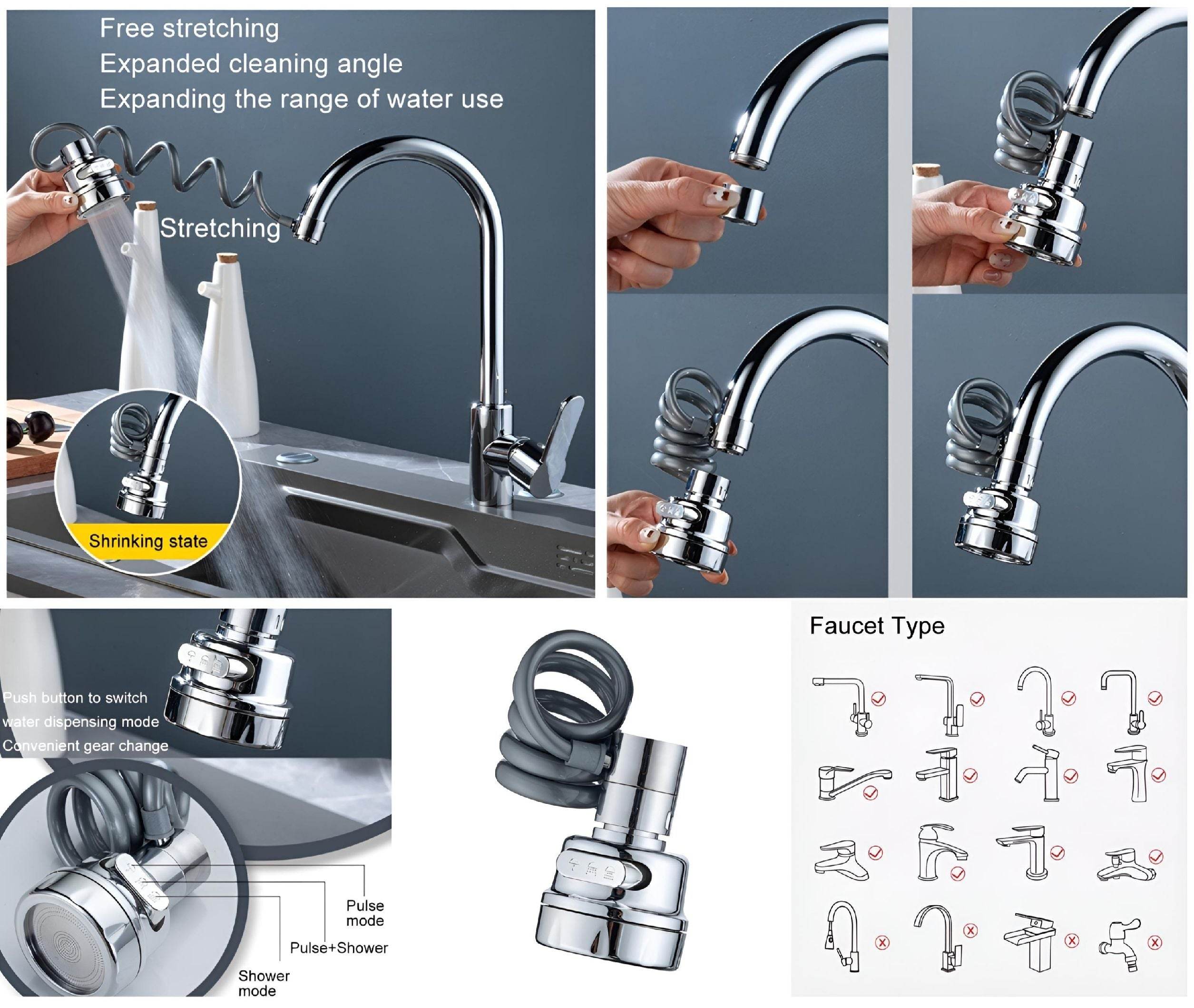 advanced three level faucet