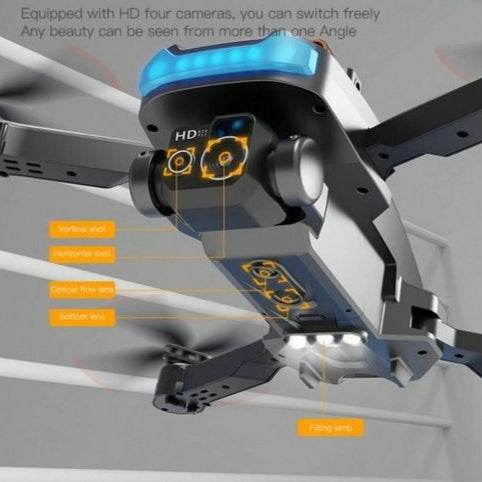 dual cam folding drone p15 pro