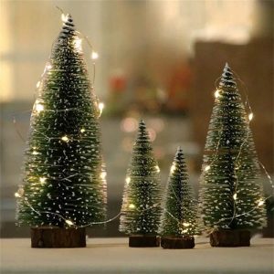 mini christmas tree (each)(15cm)(green)