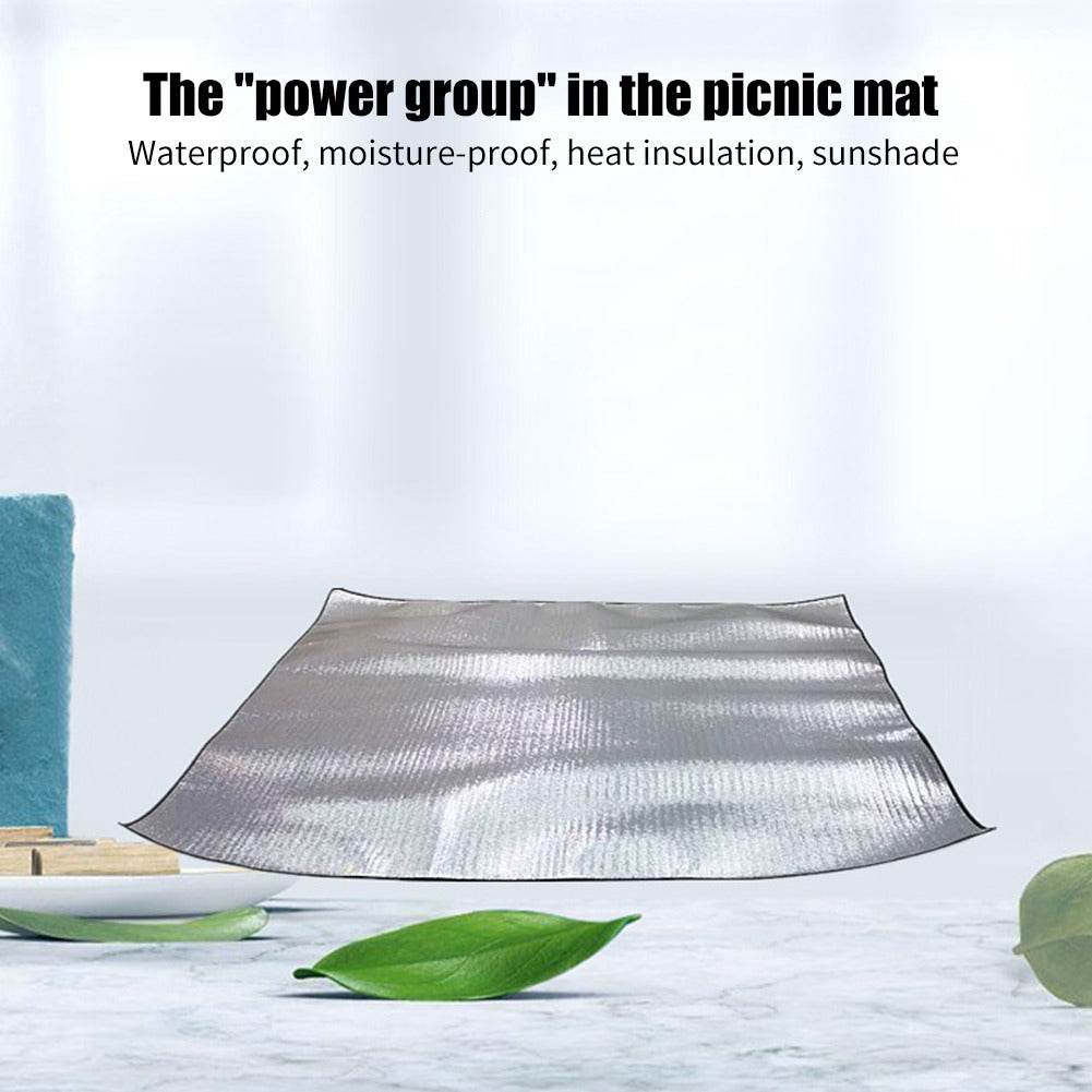 aluminum foil outdoor waterproof picnic mat (2x1.5m) aluminum foil outdoor waterproof picnic mat (2x1.5m)