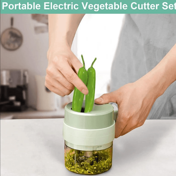 4in1 electric handheld vegetable cutter 4in1 electric handheld vegetable cutter