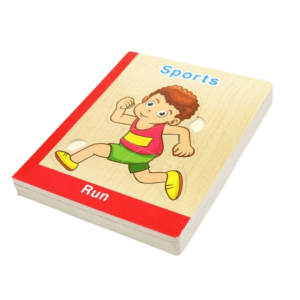 wooden puzzle book