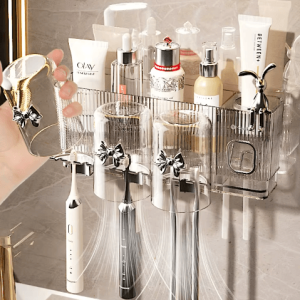 toothbrush and cosmetic holder (with gargle cups)