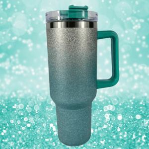 stainless steel vacuum insulated glitter tumbler with lid (1200ml) limited stock available