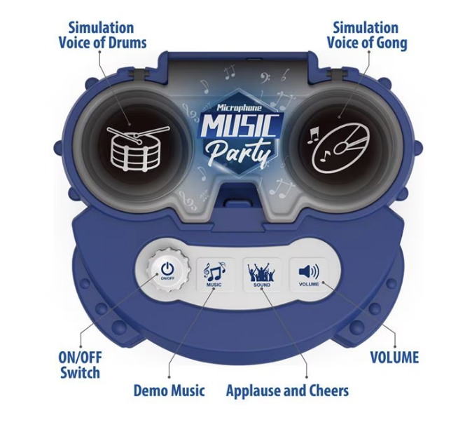 music party microphone set