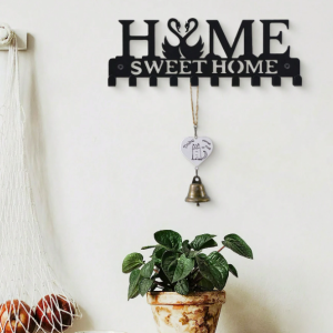 wall mounted swan sweet home decorative key holder