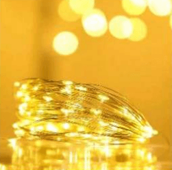 battery operated string lights (100l)(10m)