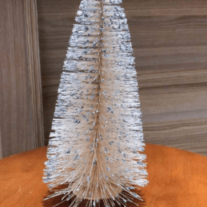 mini christmas tree (each)(20cm)(silver)