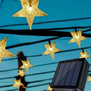 solar stars lights (30l)(6m)(yellow)