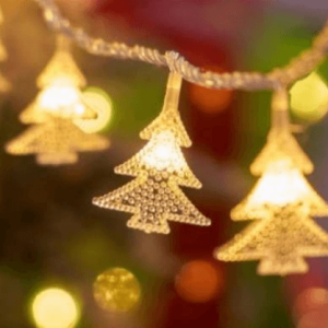 battery operated christmas tree string lights (20l)(3m)(yellow)