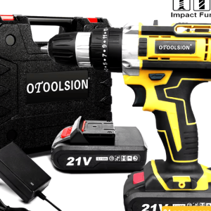 torque impact cordless screwdriver drill (21v)