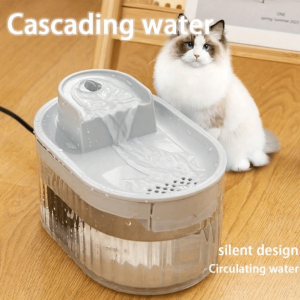 pet water fountain waterfall with automatic filter (1.3l)