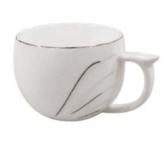 porcelain coffee or tea cups with porcelain saucers (12pcs)(150ml)(design2) porcelain coffee or tea cups with porcelain saucers (12pcs)(150ml)(design2)