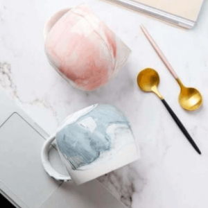marble effect cup (350ml)