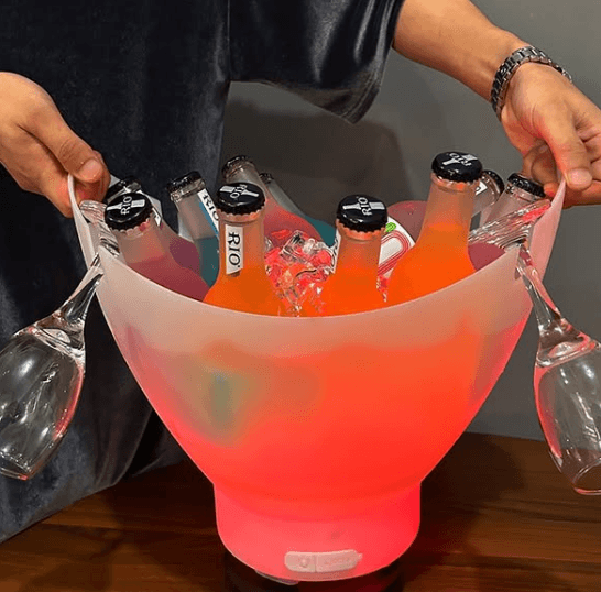 led ice bucket with bluetooth speaker (7l) led ice bucket with bluetooth speaker (7l)
