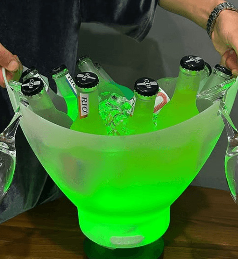 led ice bucket with bluetooth speaker (7l) led ice bucket with bluetooth speaker (7l)