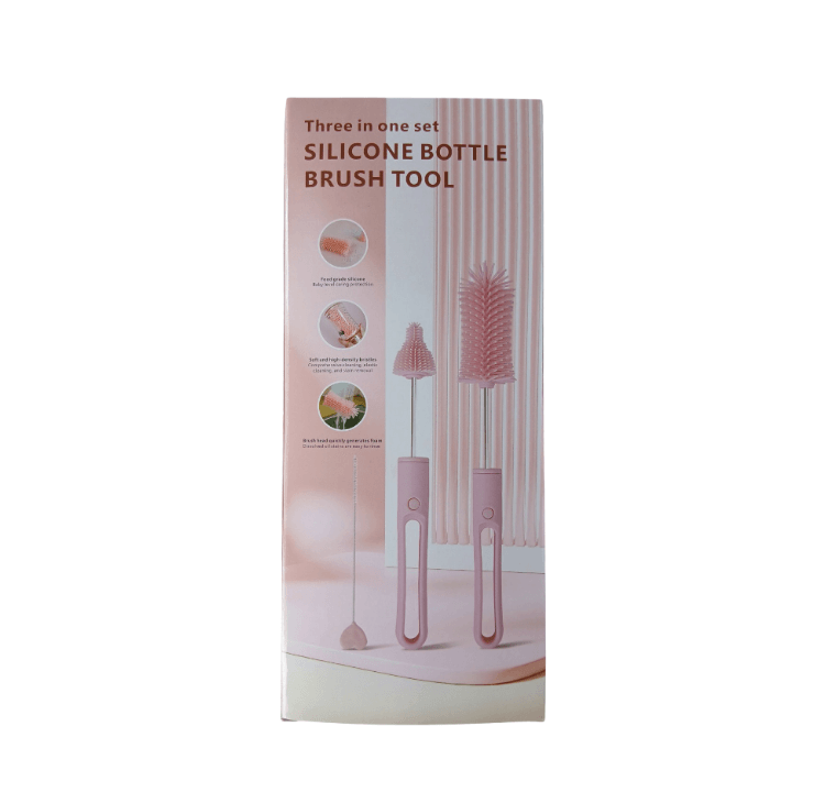 3in1 silicone bottle brush tool 3in1 silicone bottle brush tool