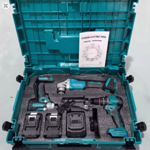 all in one lithium power tool kit (2 batteries)