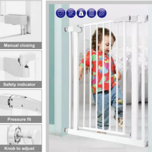 pet and baby safety gate (72x5x83.5 cm)